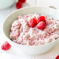 Chia Bircher Musli Mit Himbeeren Und Kokosmilch Rezept Rezepte Bircher Musli Essen Und Trinken