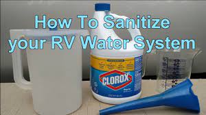 Maybe you would like to learn more about one of these? Rv 101 How To Sanitize The Rv Water System Using Regular Household Bleach Youtube