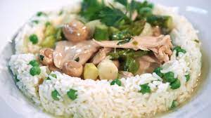 Rezept Huhnerfrikassee Mit Spargel Und Risi Bisi Ndr De Ratgeber Kochen
