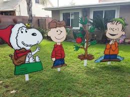 Make the holidays magical with outdoor christmas decorations from the home depot. Peanuts Yard Signs Charlie Brown Christmas Decorations Snoopy Christmas Decorations Christmas Yard Art