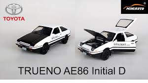 These pictures of this page are about:initial d ae86 rims. Unboxing Toyota Trueno Ae86 Initial D White Black Miniauto 1 32 Diecast Scale Model Car Youtube