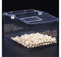 Amazon.com - WIGING Clear Acrylic Bulk Food Bin, Supermarket ...