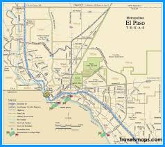 Awesome Map Of El Paso Texas El Paso Texas Map El Paso