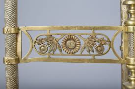 The aesthetic movement maintained that art should not be confined to painting, sculpture, and architecture, but should be a part of everyday life. American Aesthetic Movement Brass Table