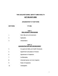 View media releases by directorate: Fillable Online Ikuluzanzibar Go 1 The Occupational Safety And Health Act No 8 Of 2005 Ikulu Zanzibar Ikuluzanzibar Go Fax Email Print Pdffiller