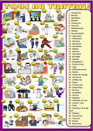 Tous Au Travail Ma C Tiers Conjugaisonanglais Learn French Teaching French French Activities