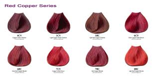 ion hair color developer chart red copper series red