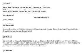 Die mustervorlage „mietvertrag garagebedarf unbedingt der anpassung auf den . Vorlage Mietvertrag Fur Garage Download