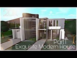 300k house plans wonderful top of roblox bloxburg villa. Exterior Of The Exquisite Modern House 20k Bloxburg Youtube
