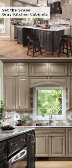 Rely On Decora Cabinets To Set The Scene Let Lexington Door Style Decora Cabinets In A Mix Of Gray Grey Kitchen Cabinets New Kitchen Cabinets Decora Cabinets