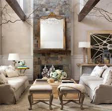 The family room on the upper level interacts with the double volume of the dining and living below. Home Dzine Home Decor Decorate A Double Volume Space