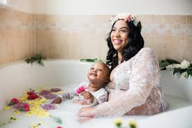 Use what you have, and pour that amount of breastmilk into warm water. Best Ingredients For Mommy And Baby Milk Bath Maryland Maternity Photographers Megapixels Media Top Baltimore Wedding Photographers