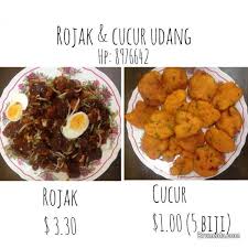 Cucur udang cik ani & kuah kacang resepi special turun temurun. Rojak Mar Kuah Kacang Cucur Udang Everything Else For Sale In Brunei Muara Bruneida Com Mobile 47500