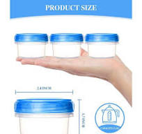 Adrinfly Salad Dressing Containers 8 Piece Reusable 2 oz Easy Open  Leak-Proof Twist Top Lids BPA Free Microwave, Food Storage SA1129B130