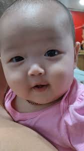 来晒孩子， 我的目前146天大。