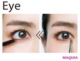 面長タイプさん 必見の小顔テク 下まぶた リップ強調メイクで頬の余白をカバー マキアオンライン maquia online 下まぶた メイク 小顔 メイク 30代 メイク