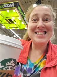 Aldi shopping trip with coffee and cheese