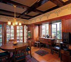 Whether you need illumination over the dining table, the island, or the kitchen cabinets, all of our dining room lighting styles can be adjusted to a hanging height and style that suits your home's needs. Arts And Crafts Wallpaper Old House Journal Magazine