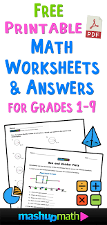 Free Math Worksheets Mashup Math In 2020 Free Math Free Printable Math Worksheets Free Math Worksheets