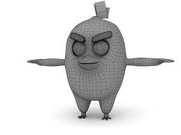 Angry Bird Red Bird Mood Breaker 3d Model Low Poly Rigged Max Png 640 480 Red Birds Angry Birds Bird