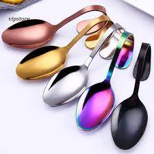 This flatware set includes 5 pieces per place setting and can be used for 4 people to dine. Stainless Steel Hotel Buffet Kitchen Curved Handle Dessert Soup Spoon Cutlery Flatware Silverware Flatware Knives Cutlery