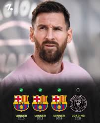 Leo Messi arrives at the FIFA Club World Cup.