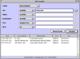 Name der bank, plz, ort, blz und bic. Plz Suche Mac Screenshots