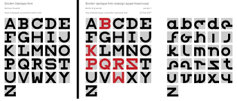 Snellen Optotype Font Upper And Lower Case Martin