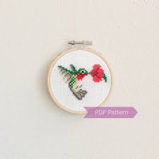 Maybe you would like to learn more about one of these? Hummingbird Cross Stitch Pattern Pdf Humming Bird Embroidery Etsy