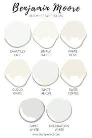 The Best 8 Benjamin Moore White Paint Colors In 2021 White Paint Colors White Interior Paint Off White Paint Colors