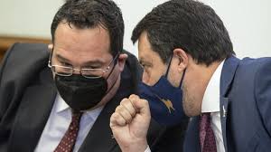 Al ministero dell'economia con l'amico claudio durigon, al lavoro sui progetti finanziati con i 191 miliardi del recovery plan. Vi 5p2h60s5exm