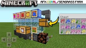 Hope you enjoyed learning how to make an easy 1.16 zero tick cactus farm in minecraft bedrock edition!!! Minecraft Afk Coral Seagrass Farm Automatic Tutorial Mcpe X Minecraft Minecraft Building Blueprints Farm