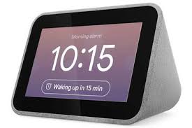Enceinte Intelligente Lenovo Reveil Connecte Smart Clock Za4r0025se Darty