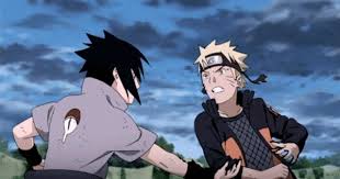 Holding Hands During A Fight W Bae Omf Lolololololol Yas Also Naruto Being Smart Af For Once I L Naruto Shippuden Anime Anime Fight Naruto Vs Sasuke Final
