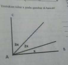 Check spelling or type a new query. Tentukan Nilai X Pada Gambar Di Bawah Ini Brainly Co Id