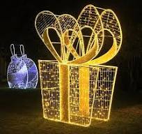 LED Present Box Sculpture Christmas Light for Big Shopping ...