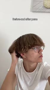 Before and After Perm Transformation: Male Haircut Trends
