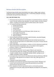 Find business analyst job description sample which includes business analyst salary, duties a blog on human resources management, job descriptions, interview & resume. Business Analyst Job Description Cld June2013