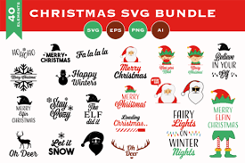 Download Christmas Bundle Santa Graphic By Simply Swapnil Creative Fabrica PSD Mockup Templates