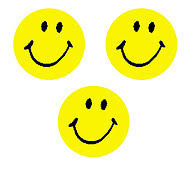 Yellow Smiley Faces Motivational Reward Chart Stickers