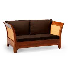 Teak wood sofa set in malaysia. Ws 94 Cane Wood Two Seater Sofa Details Bic Furniture India