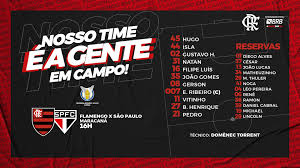 Vitor bueno analisa estreia do são paulo e cobra efetividade: Saiu Flamengo Esta Escalado Para Enfrentar O Sao Paulo Flamengo Coluna Do Fla