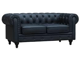 Bean canape 2 places fixe retro en tissu kaki achat. Canape Fixe Chesterfield Aliza 157 X 82 X 70 Cm 2 Places Noir 80458 80459