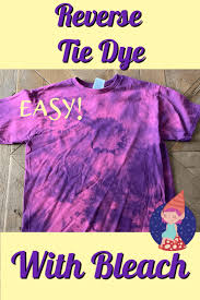 Wash the shirt again under cold. How To Reverse Tie Dye Tie Dye Your Clothes With Bleach