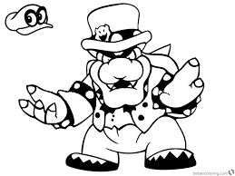 Super mario odyssey coloring pages. Super Mario Odyssey Coloring Pages Bowser Kerra Coloring Home
