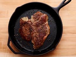 Heat the olive oil in a cast iron skillet until very hot. How To Pan Sear Steak Perfectly Every Time Epicurious