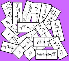 Completar las sopa de letras. Operaciones Con Radicales Juegos Y Matematicas