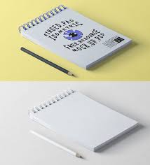 Free Ringed Notepad Mockup Psd Mockup Psd Mockup Templates Psd Mockup Template