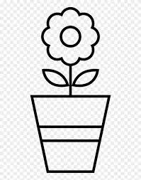 Download this adorable dog printable to delight your child. Flower Pot Coloring Page Vaso De Flor Para Colorir Free Transparent Png Clipart Images Download