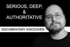 Grabar una voz en off masculina al estilo documental de nat geo
